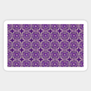 Purple Trendy Pattern V16 Sticker
